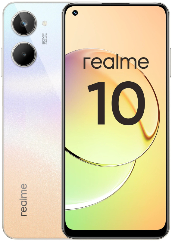 Купить Смартфон realme 10 4/128 ГБ RU, Dual nano SIM, белый